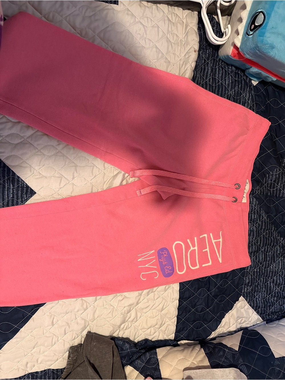 Aeropostale Pink Girls Sweatpants with Drawstring